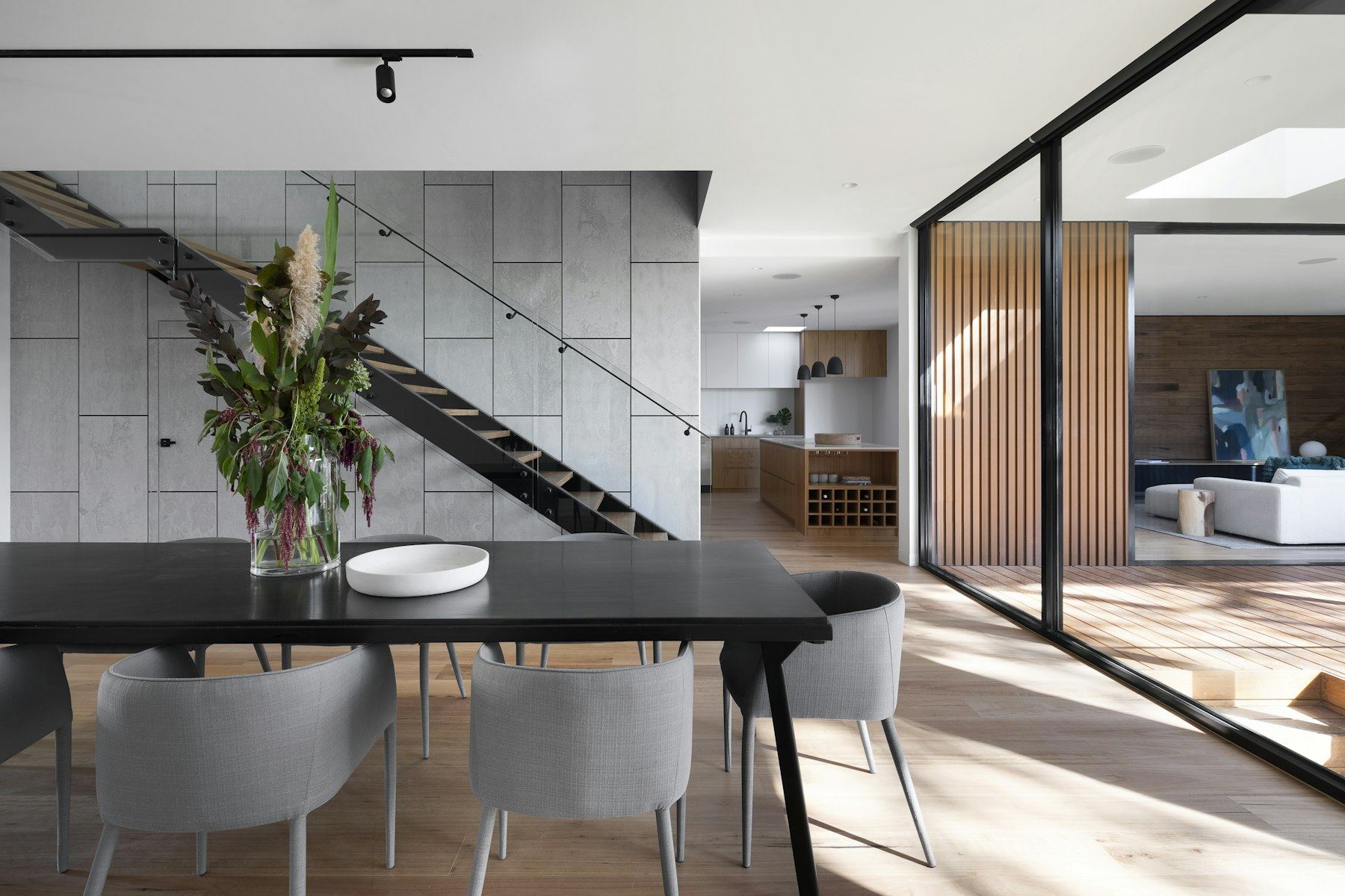 Refined contemporary interior design